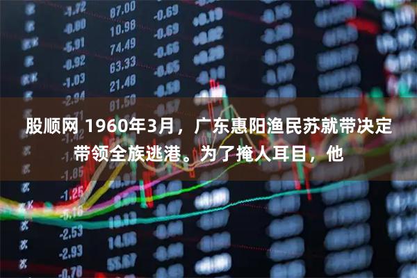 股顺网 1960年3月，广东惠阳渔民苏就带决定带领全族逃港。为了掩人耳目，他