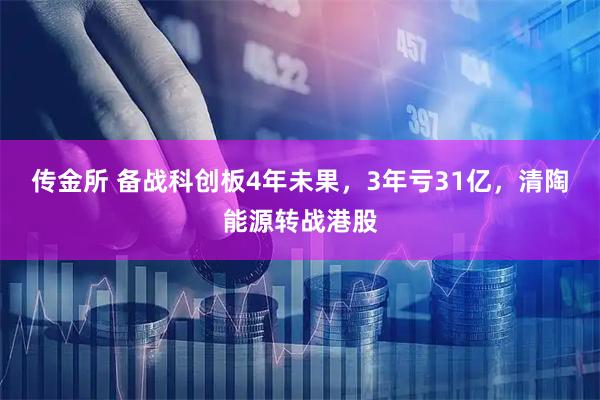 传金所 备战科创板4年未果，3年亏31亿，清陶能源转战港股