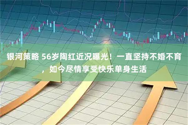 银河策略 56岁陶红近况曝光！一直坚持不婚不育，如今尽情享受快乐单身生活