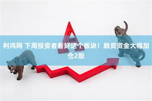 利鸿网 下周投资者看好这个板块！融资资金大幅加仓2股