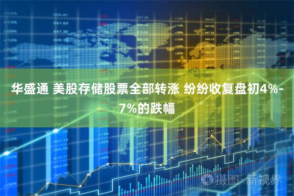 华盛通 美股存储股票全部转涨 纷纷收复盘初4%-7%的跌幅